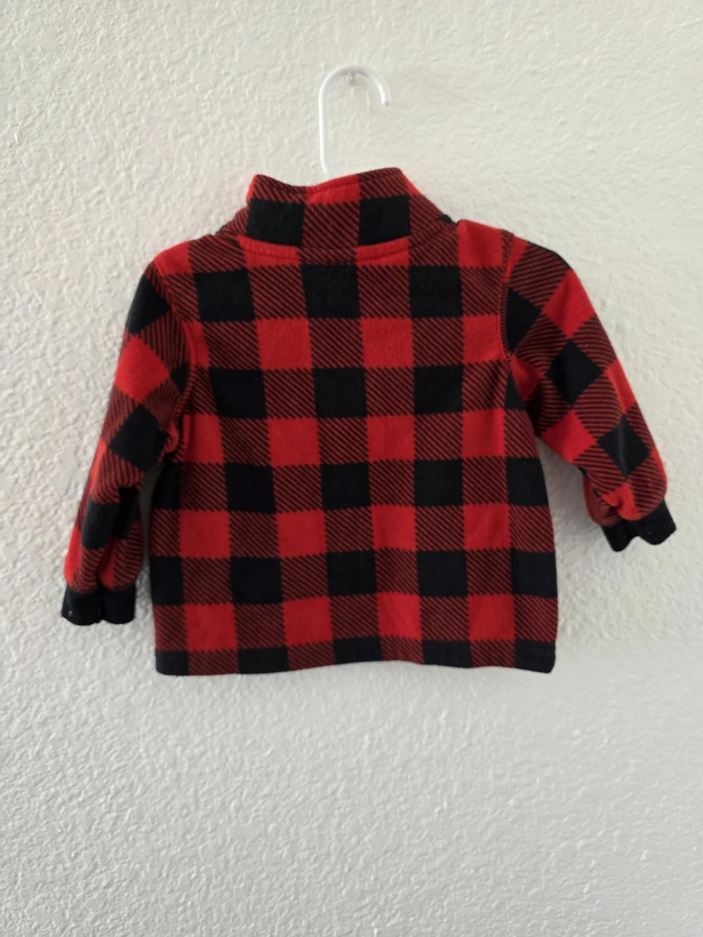 Carter's Red & Black Buffalo Plaid Pullover Hoodie